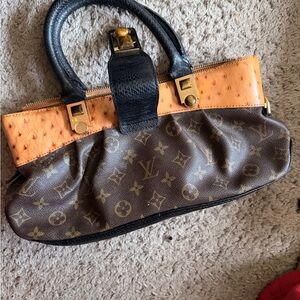 Louis Vuitton Monogram Waltz Macha Exotic Ostrich Bag